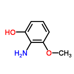 2-Amino-3-methoxyphenol structure