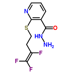 2-[(3,4,4-Trifluoro-3-buten-1-yl)sulfanyl]nicotinohydrazide图片