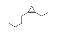 1-Butyl-2-ethyl-1-cyclopropene结构式