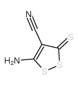 5-AMINO-3-THIOXO-3H-(1,2)DITHIOLE-4-CARBONITRILE Structure