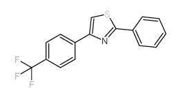 2-PHENYL-4-(4-(TRIFLUOROMETHYL)PHENYL)THIAZOLE structure