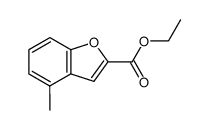 ethyl 4-methylbenzofuran-2-carboxylate结构式