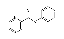 N-(4-pyridyl)pyridine-2-thiocarboxamide Structure