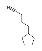 Cyclopentanbutannitril Structure