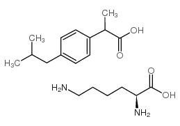 Ibuprofen lysinate structure