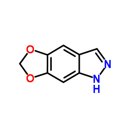 5,6-(Methylenedioxy) 1H-indazole structure