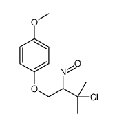 1-(3-chloro-3-methyl-2-nitrosobutoxy)-4-methoxybenzene Structure