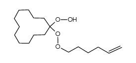 1-[(5-hexenyl)dioxy]cyclododecyl hydroperoxide结构式