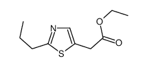 ethyl 2-(2-propyl-1,3-thiazol-5-yl)acetate Structure