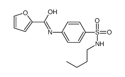 2-Furancarboxamide,N-[4-[(butylamino)sulfonyl]phenyl]-(9CI)结构式