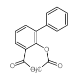 2-acetyloxy-3-phenyl-benzoic acid Structure