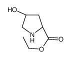 L-Proline, 4-hydroxy-, ethyl ester, (4R)- (9CI) Structure