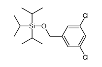 (3,5-dichlorophenyl)methoxy-tri(propan-2-yl)silane结构式