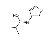 N-(furan-3-yl)-2-methylpropanamide Structure