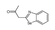 1-(1,3-benzoselenazol-2-yl)propan-2-one结构式