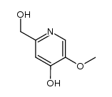 2-(hydroxymethyl)-5-methoxypyridin-4-ol structure