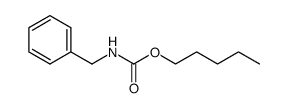 benzylcarbamic acid pentyl ester Structure