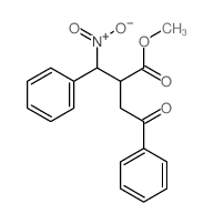 Benzenebutanoic acid, a-(nitrophenylmethyl)-g-oxo-, methyl ester结构式