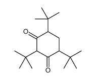 2,4,6-tritert-butylcyclohexane-1,3-dione Structure