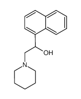 α-(Piperidinomethyl)-1-naphthalenemethanol结构式