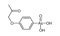 [4-(2-oxopropoxy)phenyl]arsonic acid结构式