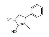 2-hydroxy-3-methyl-4-phenylcyclopent-2-en-1-one Structure