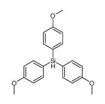 tris(4-methoxyphenyl)silane Structure