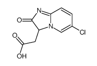 2-(6-chloro-2-oxo-3H-imidazo[1,2-a]pyridin-3-yl)acetic acid Structure