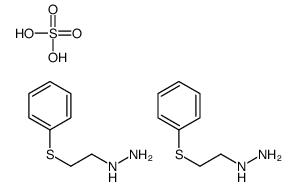 (2-phenylsulfanylethylamino)azanium,sulfate结构式