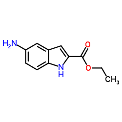 Ethyl 5-amino-1H-indole-2-carboxylate Structure