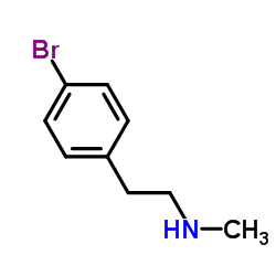 2-(4-溴苯基)-N-甲基乙胺结构式