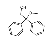 2-methoxy-2,2-diphenyl-ethanol结构式