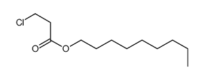 nonyl 3-chloropropanoate Structure