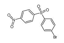 4-bromophenyl 4-nitrophenyl sulphone Structure