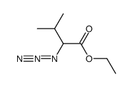 2-Azidoisovaleriansaeure-ethylester Structure