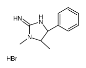 (4R,5R)-1,5-dimethyl-4-phenyl-4,5-dihydroimidazol-2-amine,hydrobromide结构式