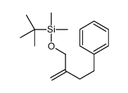 tert-butyl-dimethyl-(2-methylidene-4-phenylbutoxy)silane结构式