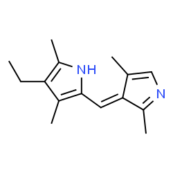 1H-Pyrrole,2-[(2,4-dimethyl-3H-pyrrol-3-ylidene)methyl]-4-ethyl-3,5-dimethyl-(9CI) structure