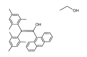 2,2-dimesityl-1-(9-anthryl)ethenol*EtOH结构式