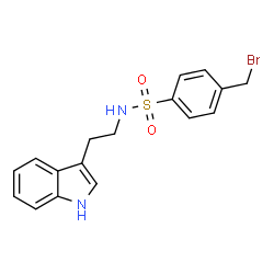 {[4-(BROMOMETHYL)PHENYL]SULFONYL}(2-INDOL-3-YL-ETHYL)AMINE图片