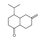 4-Isopropyl-6-methylene-3,4,4a,5,6,7,8,8a-octahydro-1(2H)-naphthalenone structure