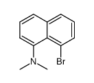 1-bromo-8-(dimethylamino)naphthalene Structure