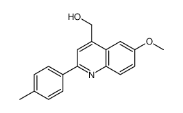 [6-methoxy-2-(4-methylphenyl)quinolin-4-yl]methanol Structure