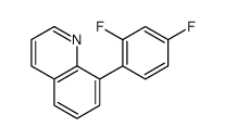 8-(2,4-difluorophenyl)quinoline结构式