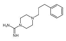 4-(3-phenylpropyl)piperazine-1-carboximidamide Structure