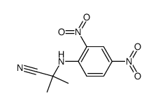 α-(2,4-dinitro-anilino)-isobutyronitrile Structure