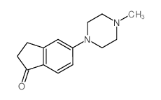 5-(4-甲基-哌嗪-1-基)-茚满-1-星空app结构式