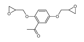 2,5-bis(2,3-epoxypropoxy)acetophenone结构式