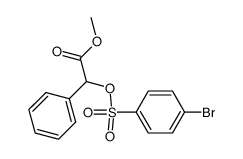 p-bromobenzenesulfonate ester of methyl mandelate Structure