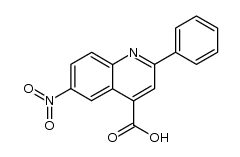 6-nitro-2-phenylquinoline-4-carboxylic acid structure